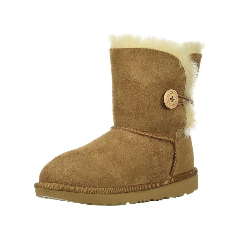 Bottes UGG Enfant Mixte Bailey Button II Design Épuré Minimaliste